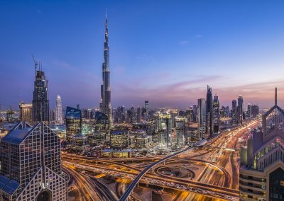 Burj Khalifa night view