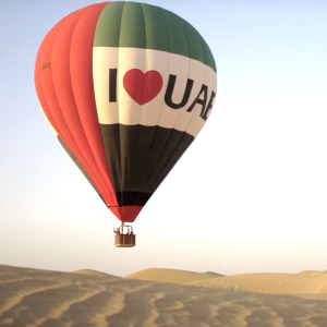 Hot Air Balloon Dubai desert
